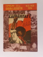 Flyer for exhibition in Tampere, Finland (2016) on Finland and the Spanish Civil War.