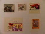 East European stamps commemorating the International Brigades