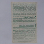 Reverse. Campaign meeting in Manchester, February 1943. Release the Anti-fascist prisoners in North Africa