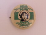 "I gave to save a life in Spain." Medical Bureau to aid Spanish Democracy. USA, 1938.