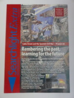 2006 article in the British anti-fascist magazine Searchlight on the relevance of the Cable Street Battle and the Spanish Civil War on the 70th anniversary.